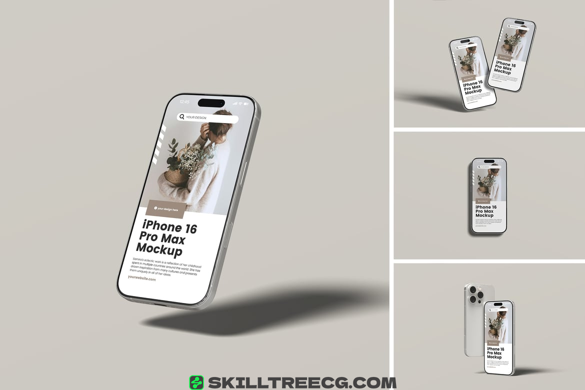 iPhone 16 Pro Max Mockup（076767）-技能树